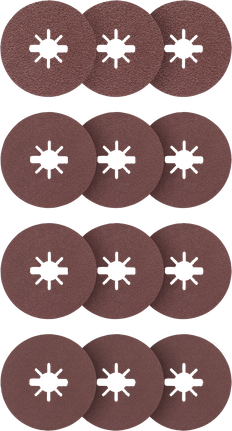 Jeu de disques abrasifs Bosch Expert for Metal Fibre R444, X-LOCK.