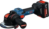 Meuleuse d'angle sans fil Bosch EXWX18V-15S avec X-LOCK.
