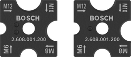 Ensemble de matrices de découpe Bosch PRO M6 M8 M10 M12 pour filetage.