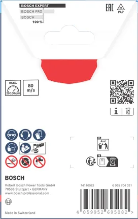 Disque à tronçonner carbure multi-matériaux Bosch EXPERT 76 x 10 mm.