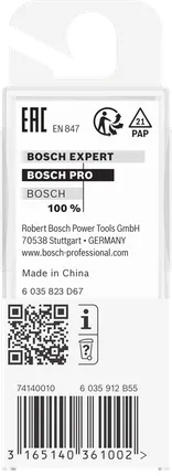 Fraise à défoncer Bosch PRO à rainure en V 90° x Ø 1/4″ Tige 1/4″.