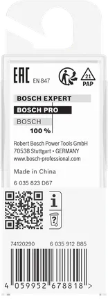 Fraise à trou de serrure Bosch PRO 10,5 × 6,6 mm, tige de 8 mm.