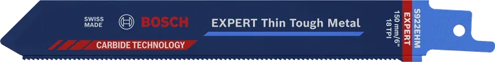 Lame de scie alternative Bosch EXPERT Thin Tough Metal 150 mm.