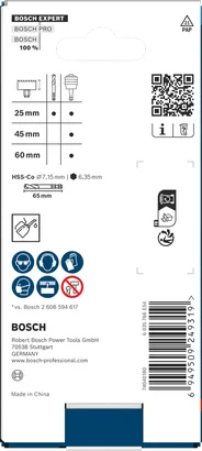 Mandrin Bosch EXPERT Power Change Plus 7,15 x 25 x 65 mm.