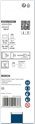 Jeu d'écrous adaptateurs Bosch EXPERT Power Change Plus.