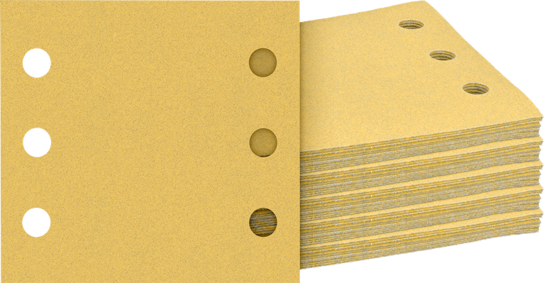 Jeu de papiers abrasifs Bosch EXPERT C470 avec grains assortis.