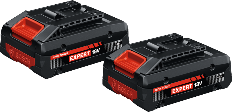 Ensemble de batteries Bosch 18V Expert 4Ah.