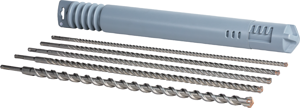 Kit d'électricien perforateur à percussion Bosch PRO avec longs embouts SDS-plus.