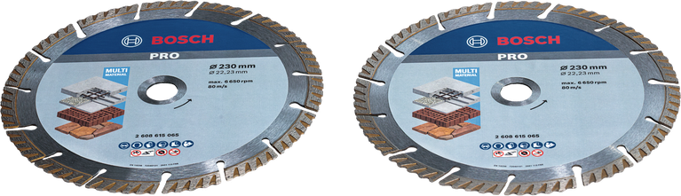 Disque à tronçonner Bosch Diamond PRO Multimaterial 230 mm.