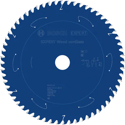 Lame de scie circulaire sans fil Bosch EXPERT Wood, 60 dents.