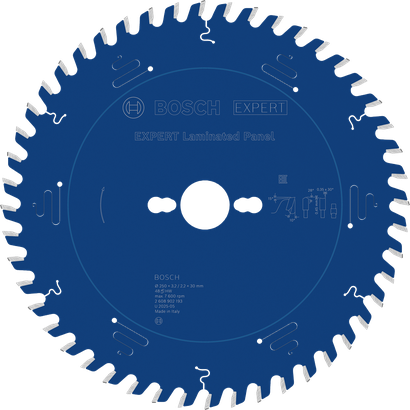 Lame de scie circulaire pour panneaux stratifiés Bosch EXPERT T48.