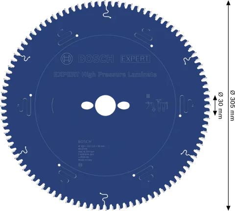 Lame de scie circulaire Bosch EXPERT High Pressure Laminate.