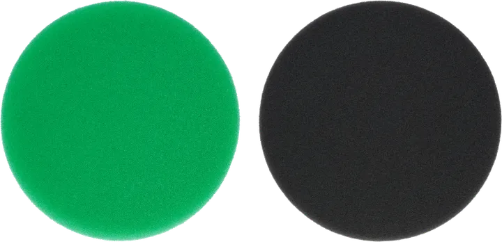 Ensemble d'éponges de polissage Bosch 125 mm pour finition et coupe.