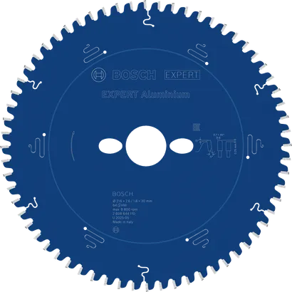 Lame de scie circulaire Bosch EXPERT Aluminium 216 mm 64 dents.