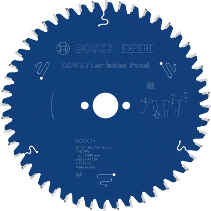 Lame de scie circulaire Bosch EXPERT Laminated Panel, 48 dents.