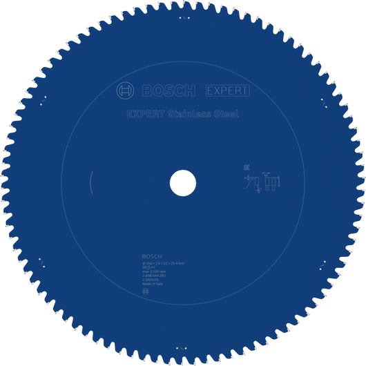 Lame de scie circulaire Bosch EXPERT en acier inoxydable, 90 dents.