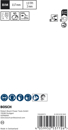 Pack de lames de scie sauteuse Bosch EXPERT Hardwood 2-side clean T308BFP.