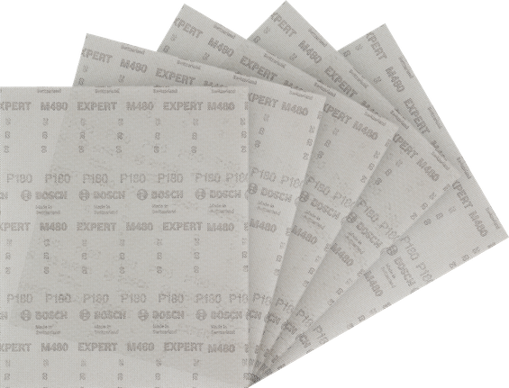 Bosch EXPERT M480 Filet de ponçage 230x280 mm G180 Lot de 5.