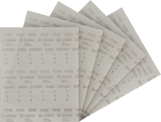 Feuilles abrasives Bosch EXPERT M480, grain 240.