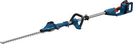 Taille-haie sans fil Bosch GHE18V-50FP avec manche télescopique.