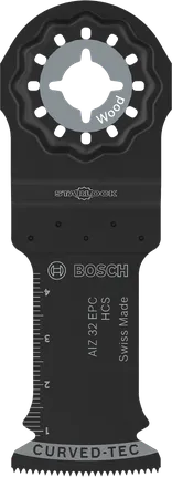 Lame de coupe pour bois Bosch Starlock AIZ 32 EPC, 32 x 50 mm.