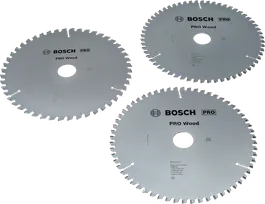 Lame de scie circulaire Bosch PRO pour bois, 216 mm, lot de 3.