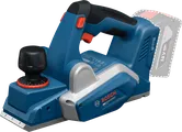 Raboteuse sans fil Bosch GHO18V-20 avec bouton de réglage.