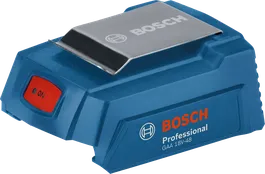 Chargeur Bosch GAA 18V-48 avec interrupteur marche/arrêt.
