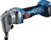 Grignoteuse sans fil Bosch GNA 18V-16 E pour la découpe des métaux.