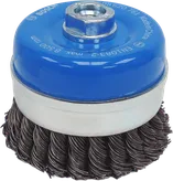 Brosse métallique Bosch à godet épais 100 x 0,8 mm pour meuleuses.