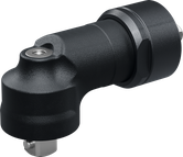 Adaptateur Bosch 18V à tête coudée pour douilles de 3/8 pouce.