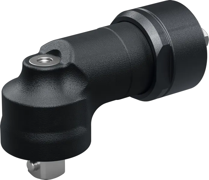 Adaptateur Bosch 18V à tête coudée pour douilles de 3/8 pouce.