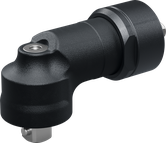 Adaptateur Bosch 18V à tête coudée pour douilles de 3/8 pouce.