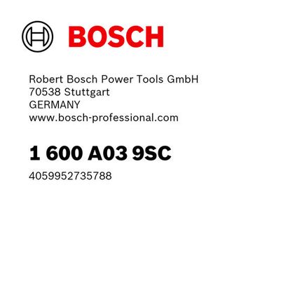 Étiquette du code produit.