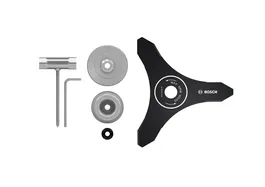 Jeu de lames Bosch 3T pour débroussailleuses sans fil.