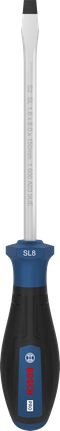 Tournevis Bosch PRO SL 1,6 x 8 150 mm avec poignée ergonomique.
