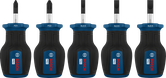 Jeu de tournevis courts Bosch PRO PZ/SL avec tiges S2.