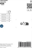 Agrafe Bosch à couronne étroite type 55 revêtue de résine 19 mm.