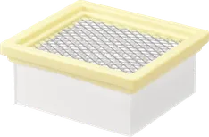 Filtre plat plissé Bosch PRO pour aspirateur.
