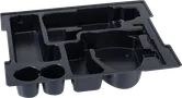 Insert de mallette à outils Bosch pour organiser les accessoires.