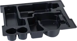 Insert de mallette à outils Bosch pour organiser les accessoires.