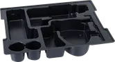 Insert de mallette à outils Bosch pour organiser les accessoires.