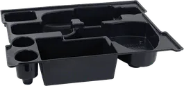 Plateau d'insertion Bosch pour l'organisation des outils et des accessoires.
