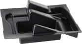Plateau d'insertion Bosch pour l'organisation des outils et des accessoires.