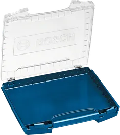 Système de mallette de transport Bosch i-BOXX 53, couvercle transparent.