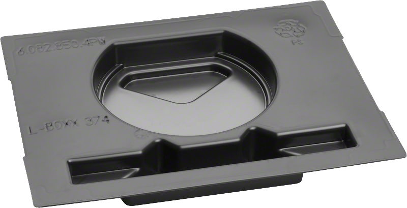 Bac d'insertion en plastique Bosch L-BOXX 374 pour le rangement des outils.