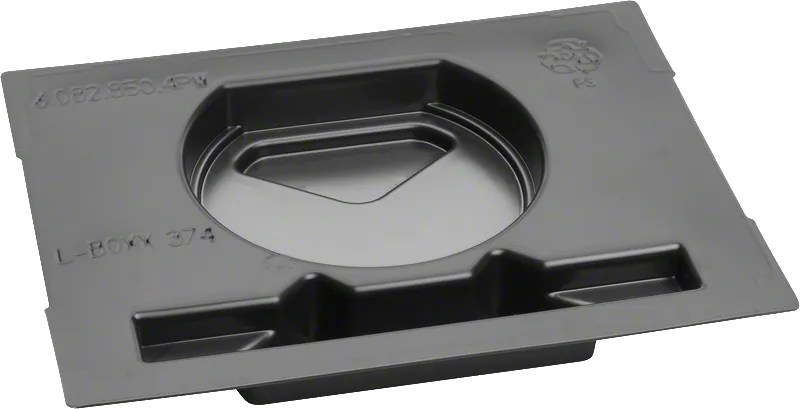 Bac d'insertion en plastique Bosch L-BOXX 374 pour le rangement des outils.