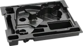 Plateau d'insertion Bosch pour le rangement des accessoires d'outils.
