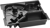 Plateau d'insertion Bosch pour organiser les accessoires d'outils.