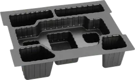 Plateau d'insertion Bosch pour l'organisation des outils et des accessoires.